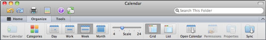 Office 2011 for Mac: Outlook-naptárak rendezése és keresése