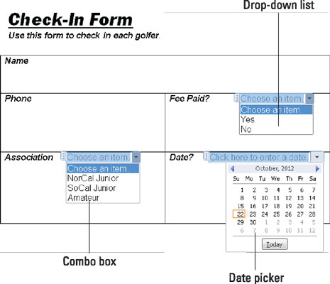 Com crear un formulari a Word 2016