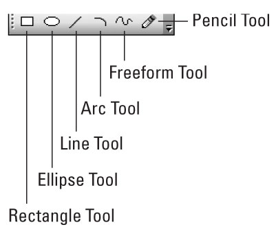 Visio 2003 fyrir LuckyTemplates svindlblað