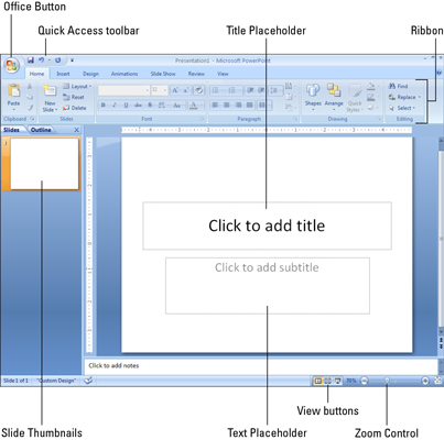 PowerPoint 2007 For LuckyTemplates apkrāptu lapa