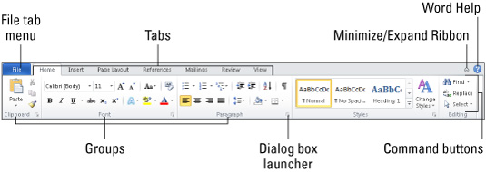 Word 2010 pro LuckyTemplates Cheat Sheet