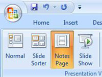 Si të shfaqni shënimet e PowerPoint 2007 në një monitor të veçantë