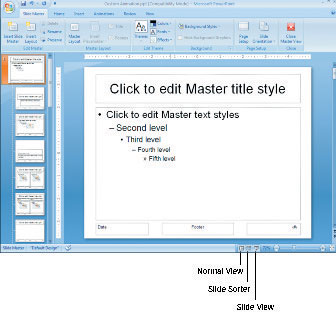 Si të modifikoni Masterin e Slide në PowerPoint 2007