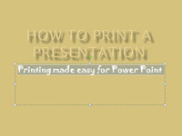 Как да накарате текста да се клати в PowerPoint 2007