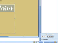 Com fer moviment de text a PowerPoint 2007