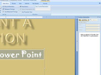 Com fer moviment de text a PowerPoint 2007