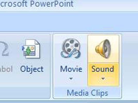 Com inserir la vostra llista de reproducció de so a la vostra diapositiva de PowerPoint 2007