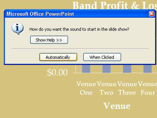 Com inserir la vostra llista de reproducció de so a la vostra diapositiva de PowerPoint 2007