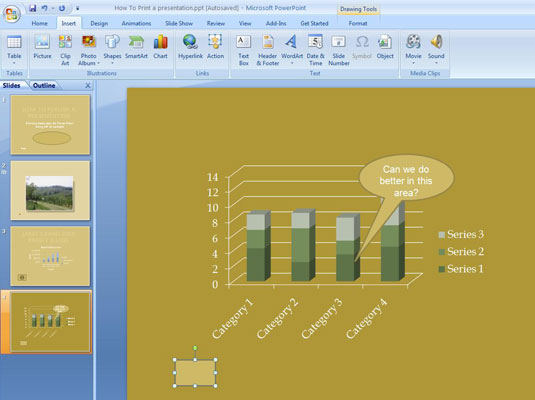 Képernyőtipp beillesztése egy műveletgombba a PowerPoint 2007-ben