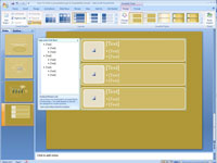 Jak zavěsit tvar pod jiný tvar v organizačním diagramu aplikace PowerPoint 2007