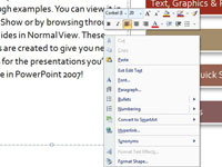 Si të formatoni tekstin në PowerPoint 2007