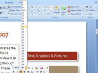 Com donar format al text a PowerPoint 2007