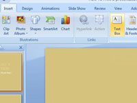 Hvernig á að búa til textareit á PowerPoint 2007 glærunni þinni