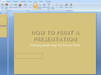 Як створити текстове поле на слайді PowerPoint 2007