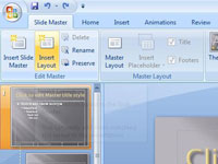 Hvernig á að bæta nýjum útlitum við PowerPoint 2007 Slide Master