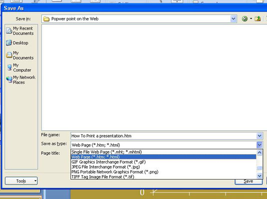 Hogyan lehet egy PowerPoint 2007 prezentációt weblappá alakítani