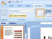 Како одредити време за ПоверПоинт 2007 анимације