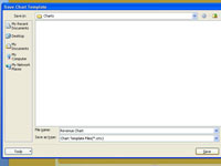 Αποθηκεύστε ένα γράφημα του PowerPoint 2007 ως πρότυπο