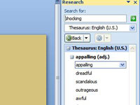 Si të përdorni Thesaurus në PowerPoint 2007
