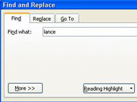 Πώς να αντικαταστήσετε κείμενο στο Word 2007