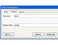 Kā aizstāt tekstu programmā Word 2007