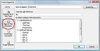 Sådan indsætter du et hyperlink til en anden celle i en Excel 2007-projektmappe