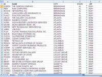 Sortering av Excel 2007-data på flere kolonner