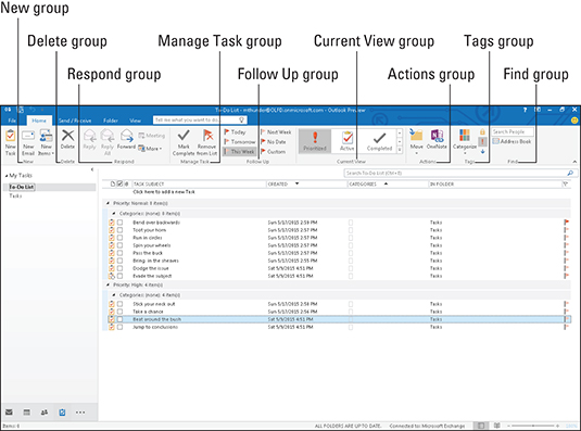 Outlook 2016 For LuckyTemplates Cheat Sheet