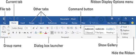 Full de trucs de Word 2016 per a LuckyTemplates