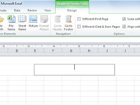 Dodavanje standardnog zaglavlja ili podnožja u Excel 2010