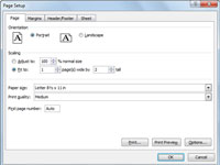 Kuinka käyttää Excel 2010:n mittakaavaa tulostusvaihtoehtoihin sopivaksi