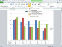 Kā pievienot datu tabulu Excel 2010 diagrammai