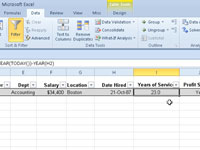 Kuinka luoda taulukko Excel 2010:ssä