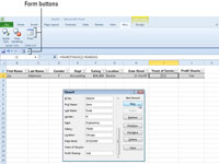 Kā pievienot ierakstus Excel 2010 tabulai