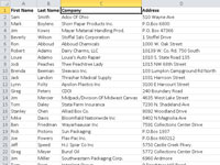 Com ordenar dades d'Excel 2010 en diverses columnes