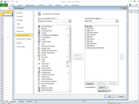 Как да персонализирате лентата на Excel 2010