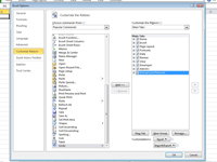 Как да персонализирате лентата на Excel 2010