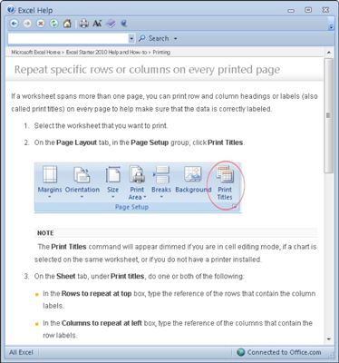 Com obtenir ajuda a Excel 2010