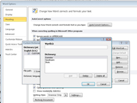 Πώς να αφαιρέσετε λέξεις από το προσαρμοσμένο λεξικό του Word 2010