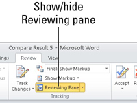 Як порівняти дві версії одного документа Word 2010