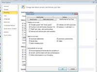 Како онемогућити функције аутоматског форматирања програма Ворд 2010