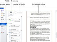 Word 2010 dokumentum nyomtatása