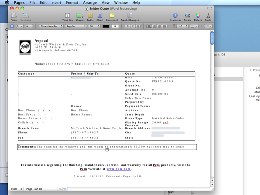 Com obrir un document de pàgines existent al Mac Snow Leopard