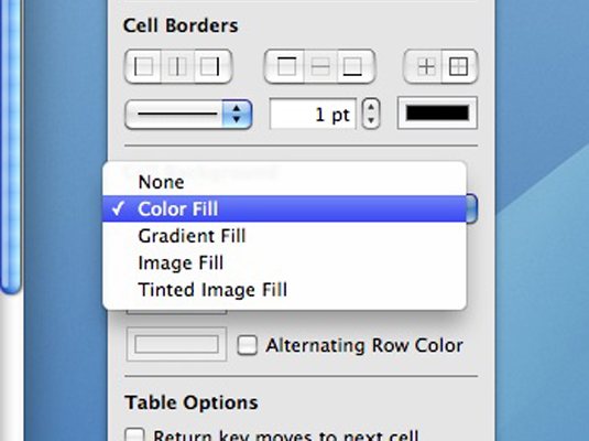 Hvordan legge til en tabell i et Mac Snow Leopard Pages-dokument