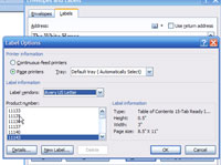 Com crear etiquetes amb combinació de correspondència a Word 2007