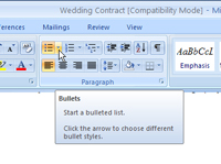 Si të personalizoni pikat në listat me pika të Word 2007