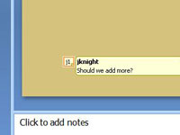 Com utilitzar els comentaris a la vostra presentació de PowerPoint 2007