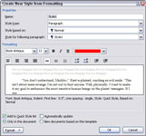 Как да определите стила, който да следвате във вашия Word 2007 документ