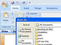 Kako spremiti svoju PowerPoint 2007 prezentaciju
