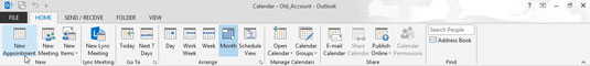 Si të futni takime në kalendarin e Outlook 2013